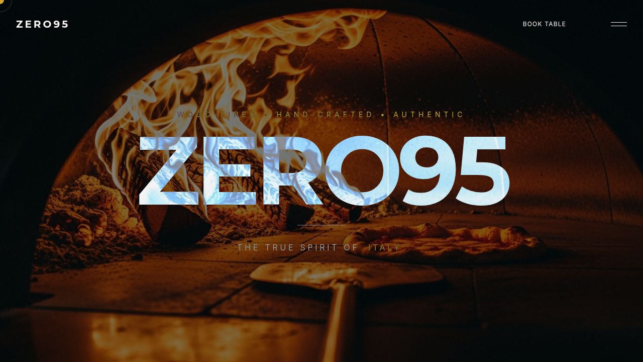 Zero95 Wood-Fired Pizza Oven